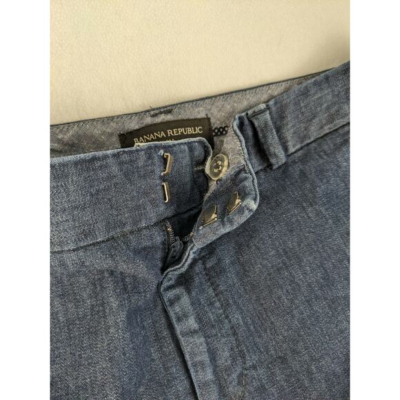 Womens Banana Republic Avery Pants Size 27/4 Blue Chino 15W 26 Inseam - Picture 3 of 11